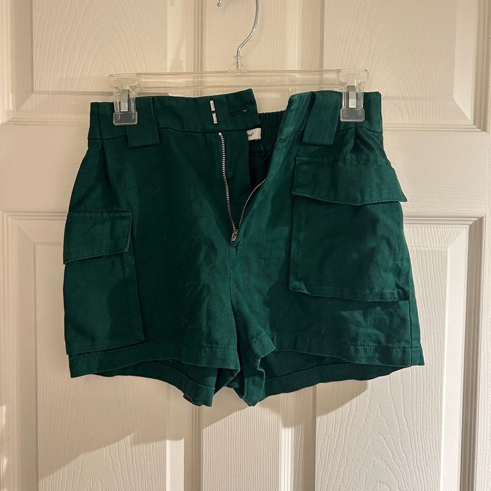 TNA Dark Green Women's Cargo Shorts